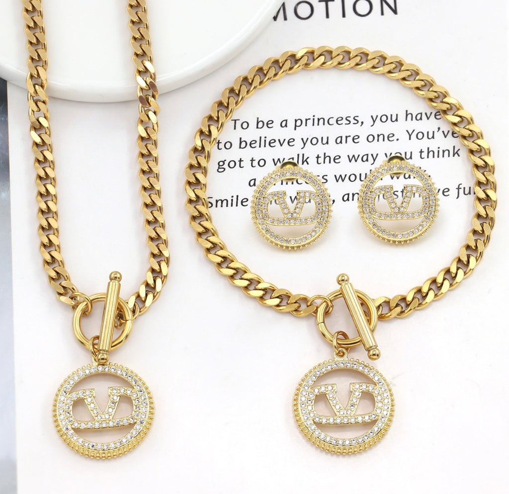 Collar V moderno
