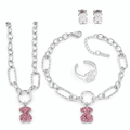 Set Teddy Glam Plata Roja