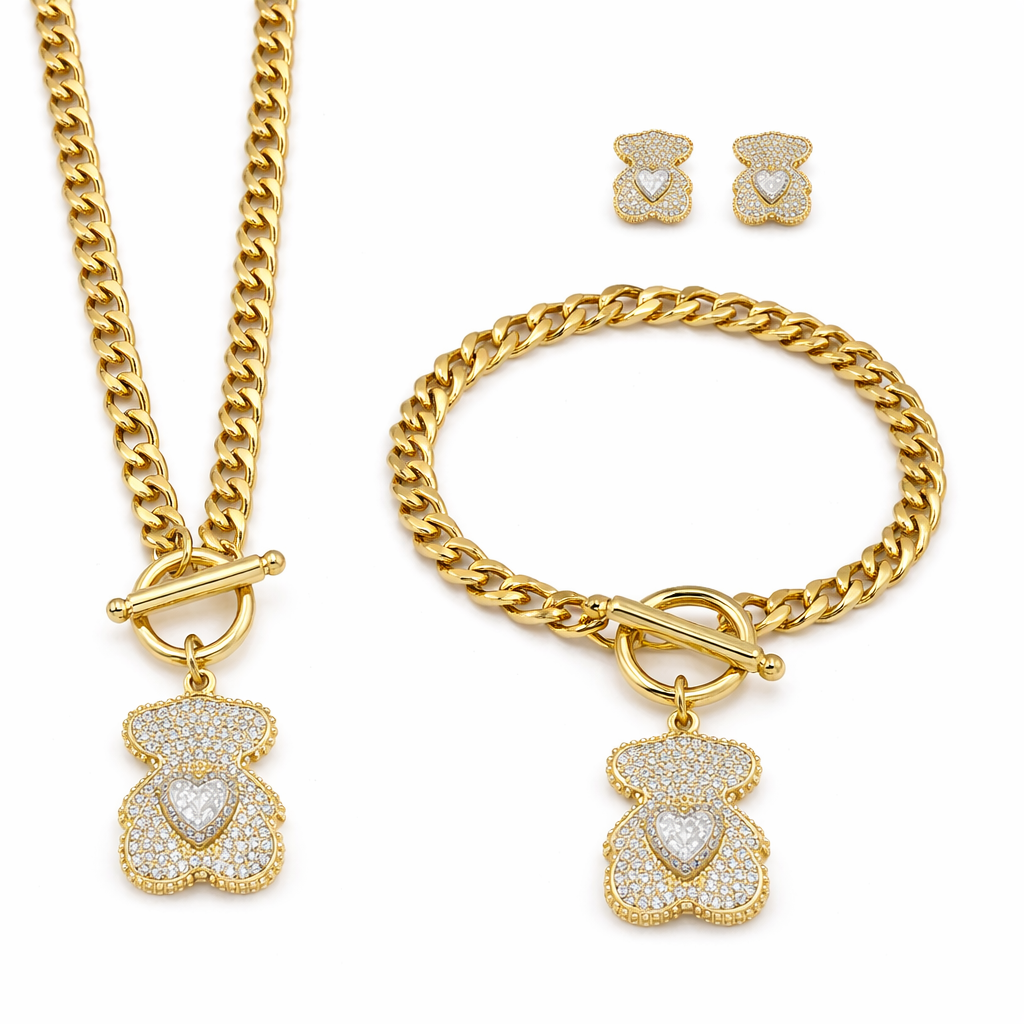 Set oso luxury brillo